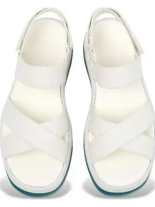 Pelotas Flota Damen Flache Sandalen Weiß