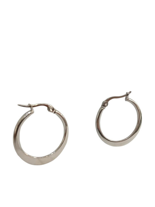 Kalliopi Silver Ohrringe Ohrhänger aus Stahl