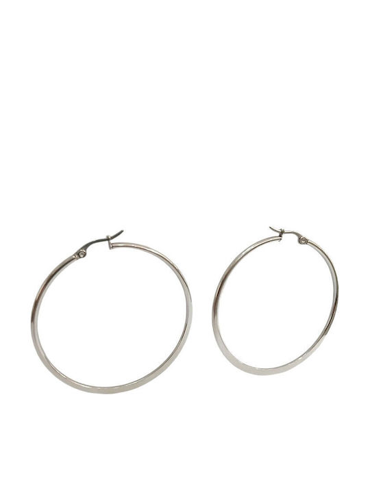 Kalliopi Silver Ohrringe Ohrhänger aus Stahl