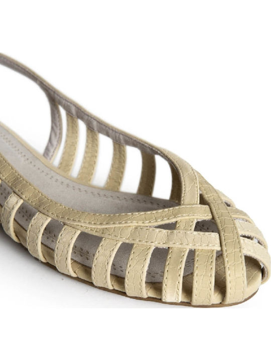 Women's Flat Sandals Yellow