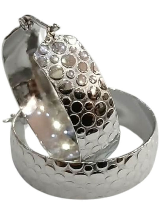 Kalliopi Silver Ohrringe Ohrhänger aus Stahl