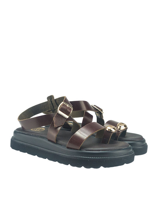 Women's Flat Sandals Brown