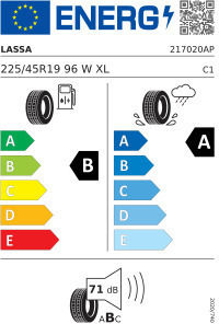Lassa Runflat 225/45R19 96WW Θερινό Λάστιχο Αυτοκινήτου