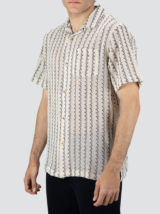 Short Sleeve Shirt Regular Fit Beige