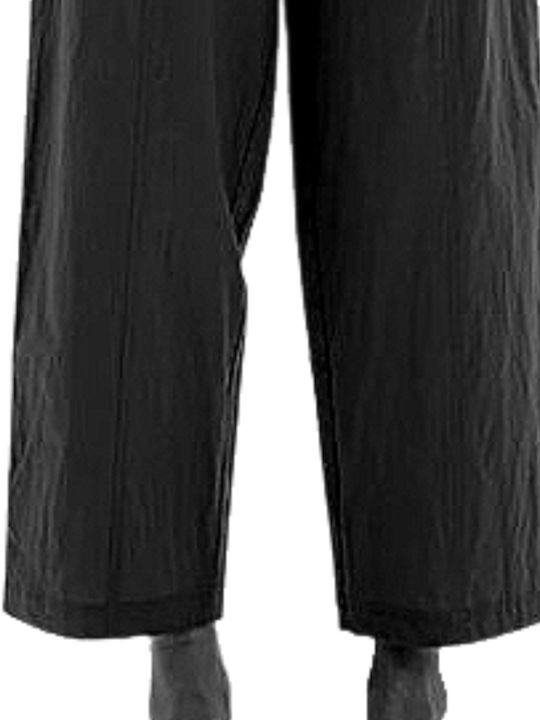 Damen Stoffhose Black