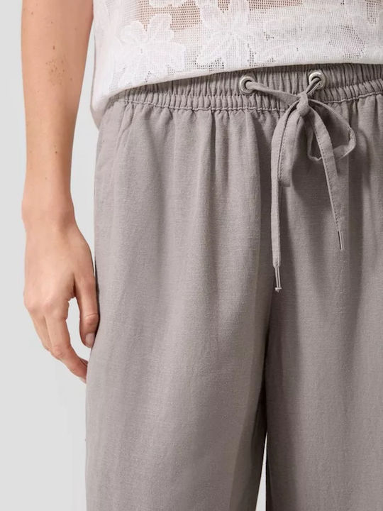 Women's Fabric Trousers Gray