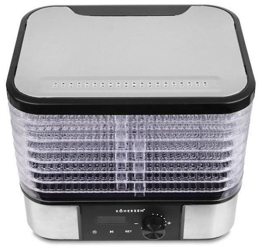 Kohersen Food Dehydrator With 7 Shelves And Adjustable Temperature 35-75°C