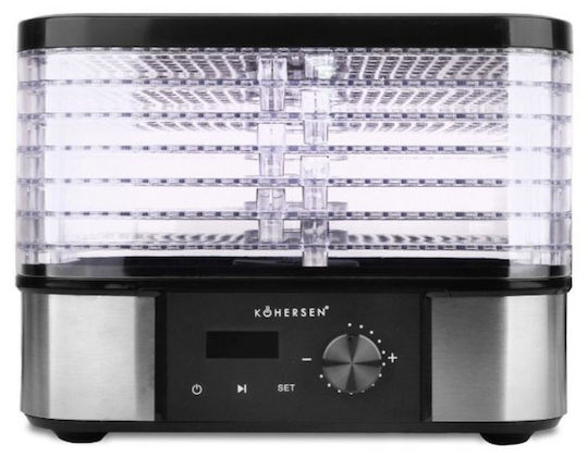 Kohersen Food Dehydrator With 7 Shelves And Adjustable Temperature 35-75°C
