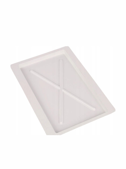Altom Suprafață De Uscare Plastic Alb 23x35.5cm