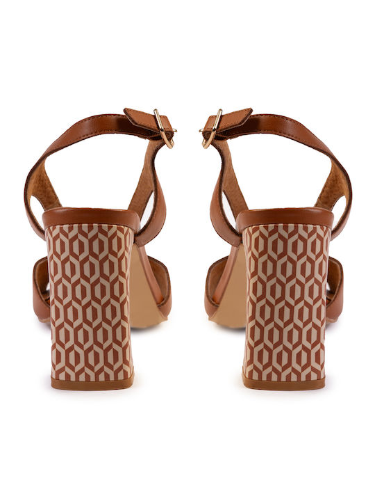 Leather Tabac Brown Sandals
