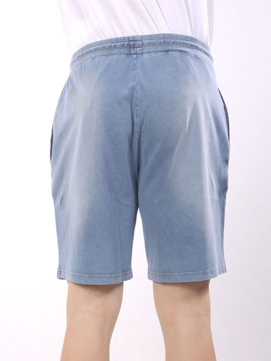Logo Sports Men's Light Blue Shorts