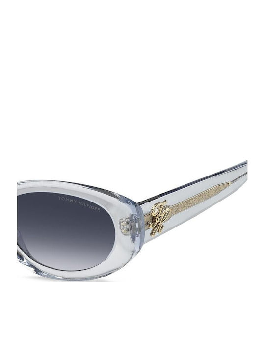 Tommy Hilfiger Women's Sunglasses with Transparent Frame and Transparent Polarized Lens TH2344/S MVU/08