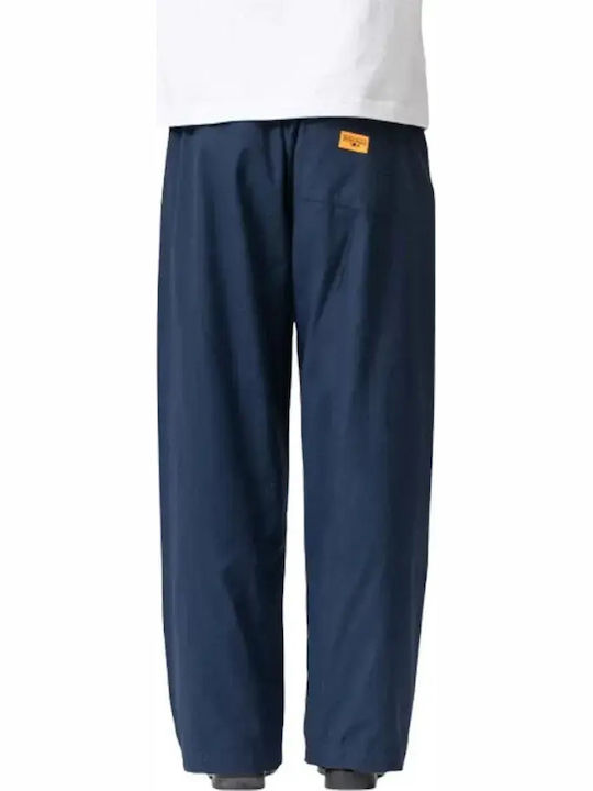 Trousers in Loose Fit Navy
