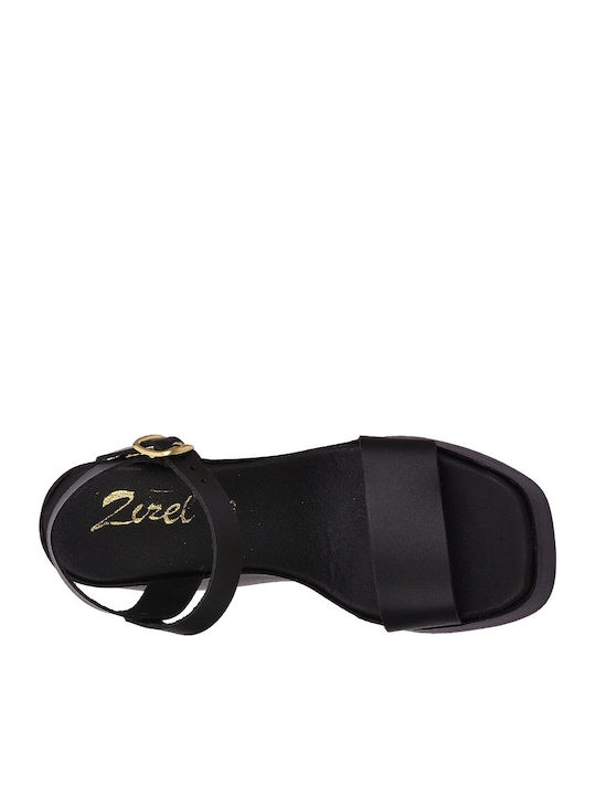 Women's Black Summer Platforms 421-Black