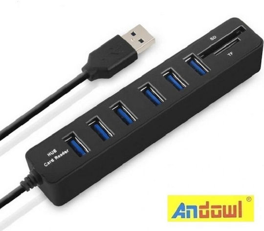 Hub USB 8 Porturi USB 3.0 cu Conectare USB-A