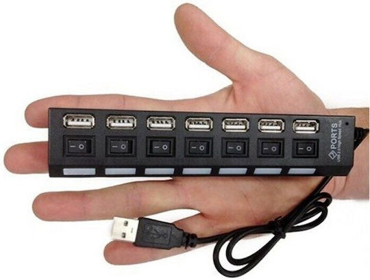 Hub 7 Θυρών με σύνδεση USB-A