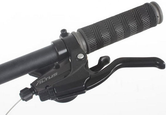 S29-302 650721_pu Anatomic Bicycle Handlebar Grips in Purple Colour 130mm Made of Rubber