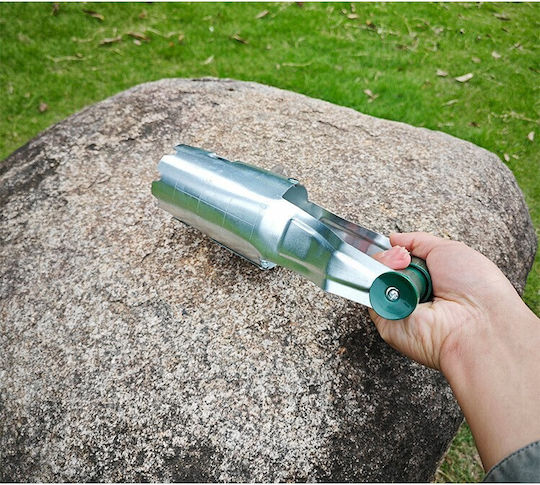 Transplantator Agricol Cilindric Alista Home Oțel Plastic Diametru 6 Cm Mâner Flexibil 23 X 6 X 13 Cm Verde
