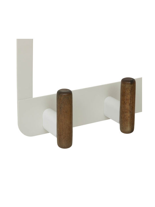 5Five Κρεμάστρα Πόρτας Cassie 5 Θέσεων Μεταλλική 35x10x20εκ.