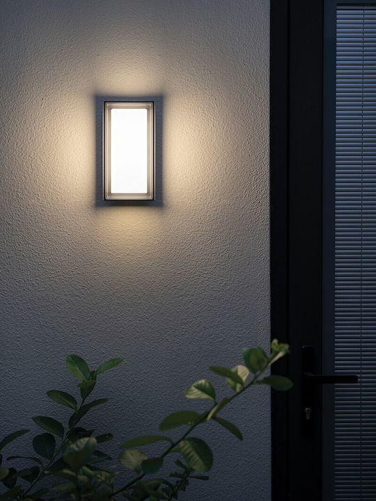 VK Lighting Wandmontierte Außenbeleuchtung LED IP65 12W mit Warmweißem Licht