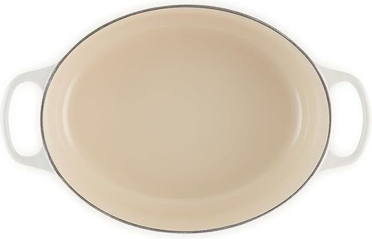 Le Creuset Meringue Ρηχή Κατσαρόλα από Μαντέμι 4.7lt / 29cm