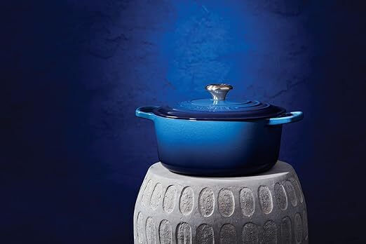 Le Creuset Azure Ρηχή Κατσαρόλα από Μαντέμι 6.7lt / 28cm