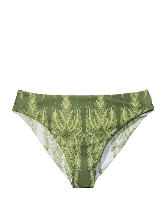 Set Bikini High Waist Green
