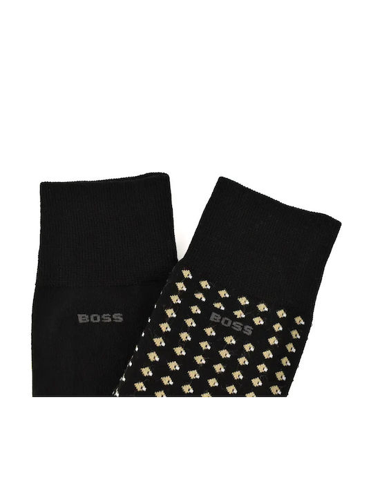 Boss Ανδρικές Κάλτσες Μαύρο 2Pack