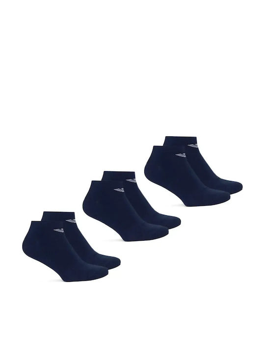 Emporio Armani Ανδρικές Κάλτσες Μπλε 3Pack