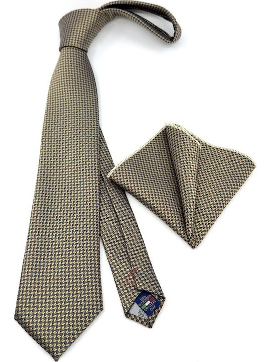 Legend Accessories Set Cravate Bărbați Tipărit Bej Legend Accessories Set Cravate Bărbați Tipărit Bej