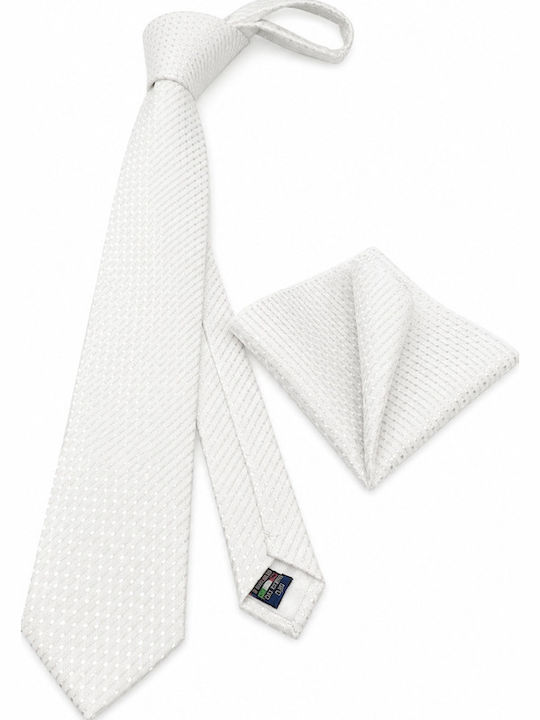 Legend Accessories Männer Krawatte Set in Weiß Farbe