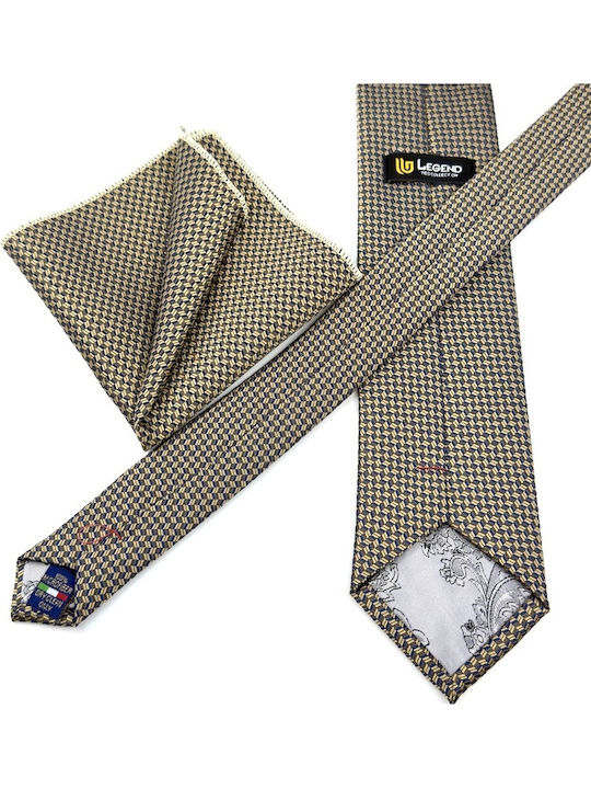 Legend Accessories Set Cravate Bărbați Tipărit Bej