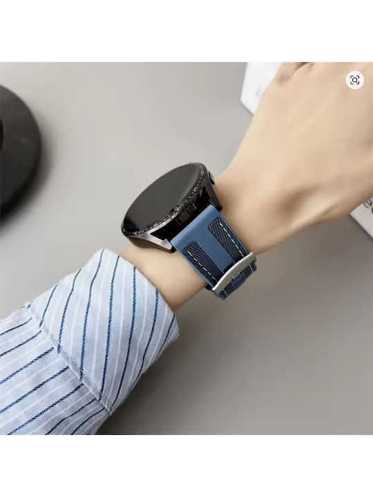 Rubber Strap Light Blue 22mm