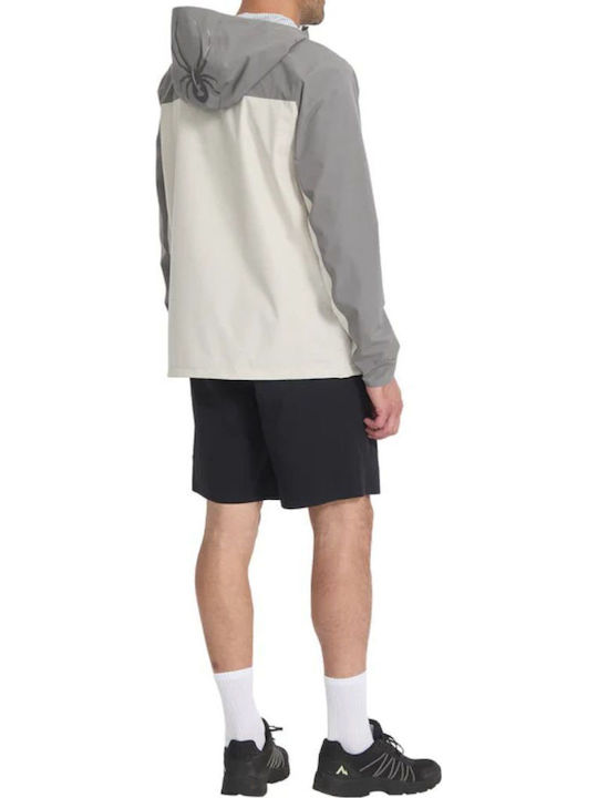 Jacket Waterproof Beige-Grey