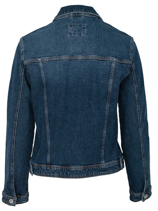 Jachetă Denim Damă Albastră