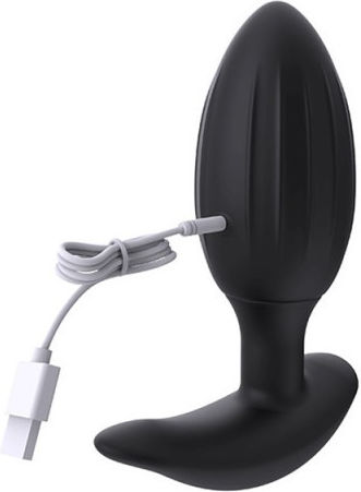 Ophelia's Dream Plug Anal Cu Funcție Wireless Și Vibrație Negru 11.1cm