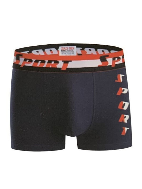Herren Boxershorts Schwarz mit Mustern 4er Pack