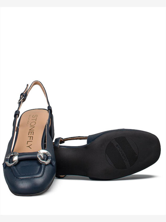 Γυναικείες Μπαλαρίνες Slingback σε Μπλε Χρώμα
