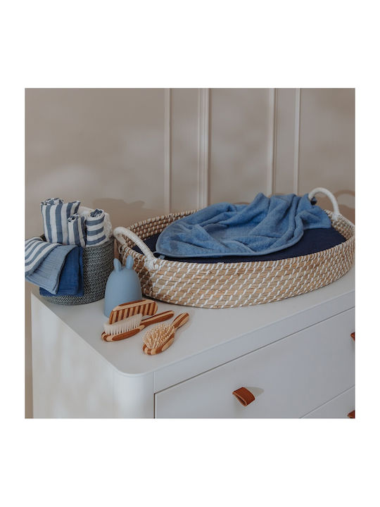 Meyco Muslin Blue Swaddle Blankets 120x120cm 2 Pieces