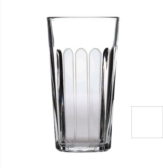 ONIS Paneled Set Brillen Cocktail/Trinken/Wasser aus Glas 470ml 15642 12Stücke