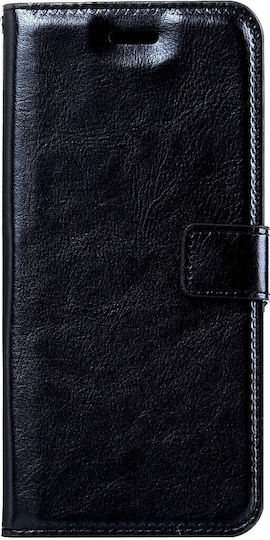 Tel1 Iphone 6 Plus 6s Plus Crazy Horse Texture Θήκη Βιβλίο Black