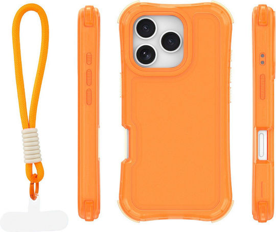 Orange Back Cover Σιλικόνης Πορτοκαλί (iPhone 16 Pro)