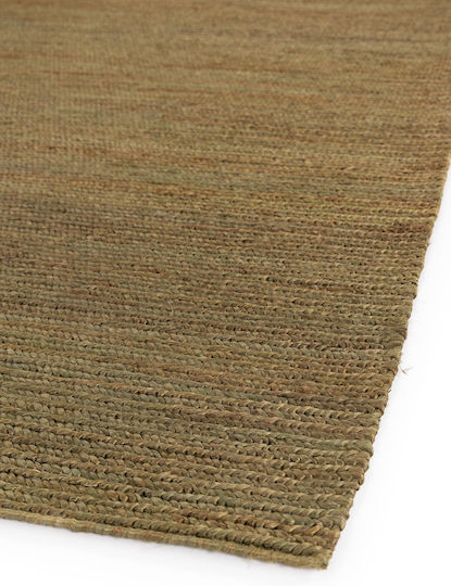 Royal Carpet Wohnzimmer Teppich Handgefertigt Sommer aus Jute 200x300cm Olive