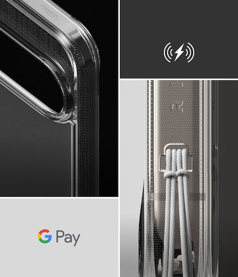 Ringke Fusion Back Cover Silicone with Neck Strap Transparent (Google Pixel 10 / 10 Pro)