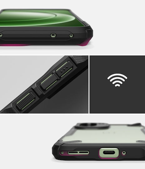 Ringke Fusion X Bumper Σιλικόνης / Πλαστικό με Λουράκι Μαύρο (OnePlus 15R)