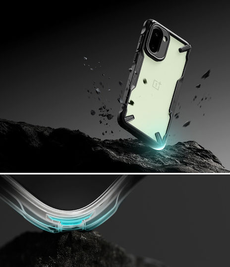 Ringke Fusion X Bumper Σιλικόνης / Πλαστικό με Λουράκι Μαύρο (OnePlus 15R)