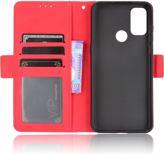 Book Tempered Glass Κόκκινο (Alcatel 1S 2021)