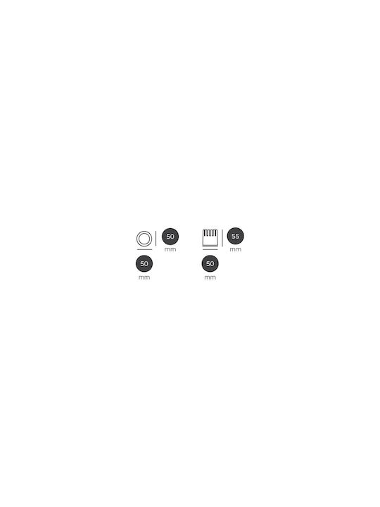 VK Lighting Recessed Spot with Built-in LED and Natural White Light 40x40cm