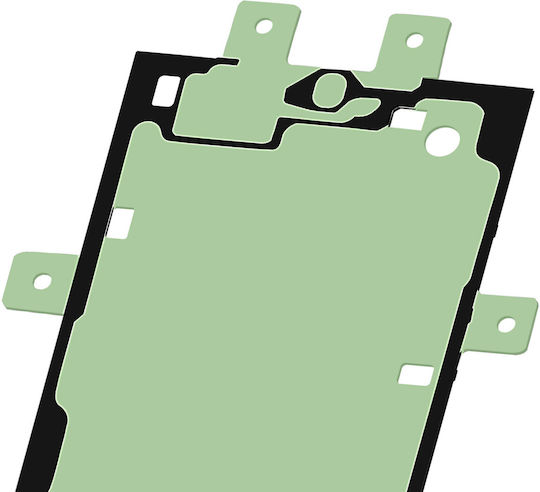 Clappio Screen Mounting Adhesive Compatible Galaxy S23 Ultra Black Green