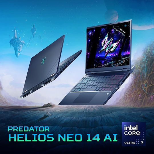 Acer Predator Helios Neo 14 14.5" IPS QHD+ 165Hz (Ultra 7-255H/16GB/1.0TB SSD/GeForce RTX 5060/W11 Home) (US Keyboard)